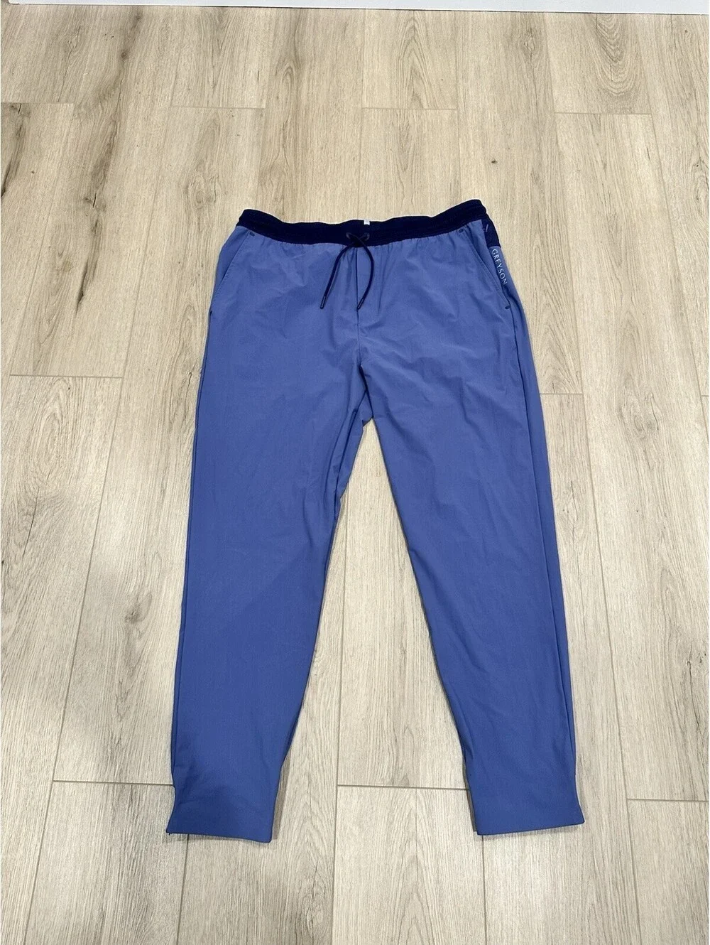 Greyson Joggers Performance Stretch Pants Mens XL Blue Active